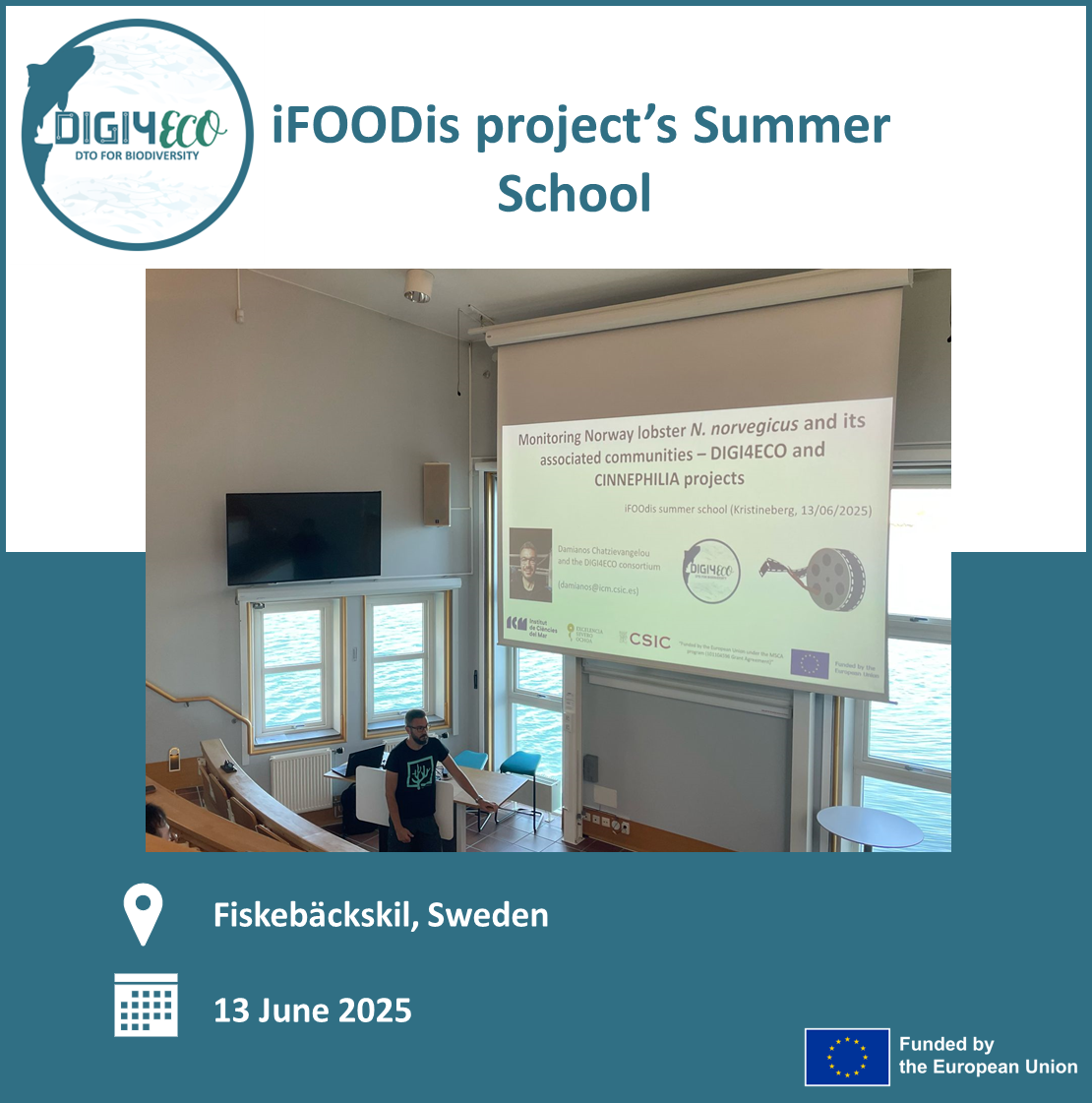 ICM-CSIC at iFOODis Project’s Summer School