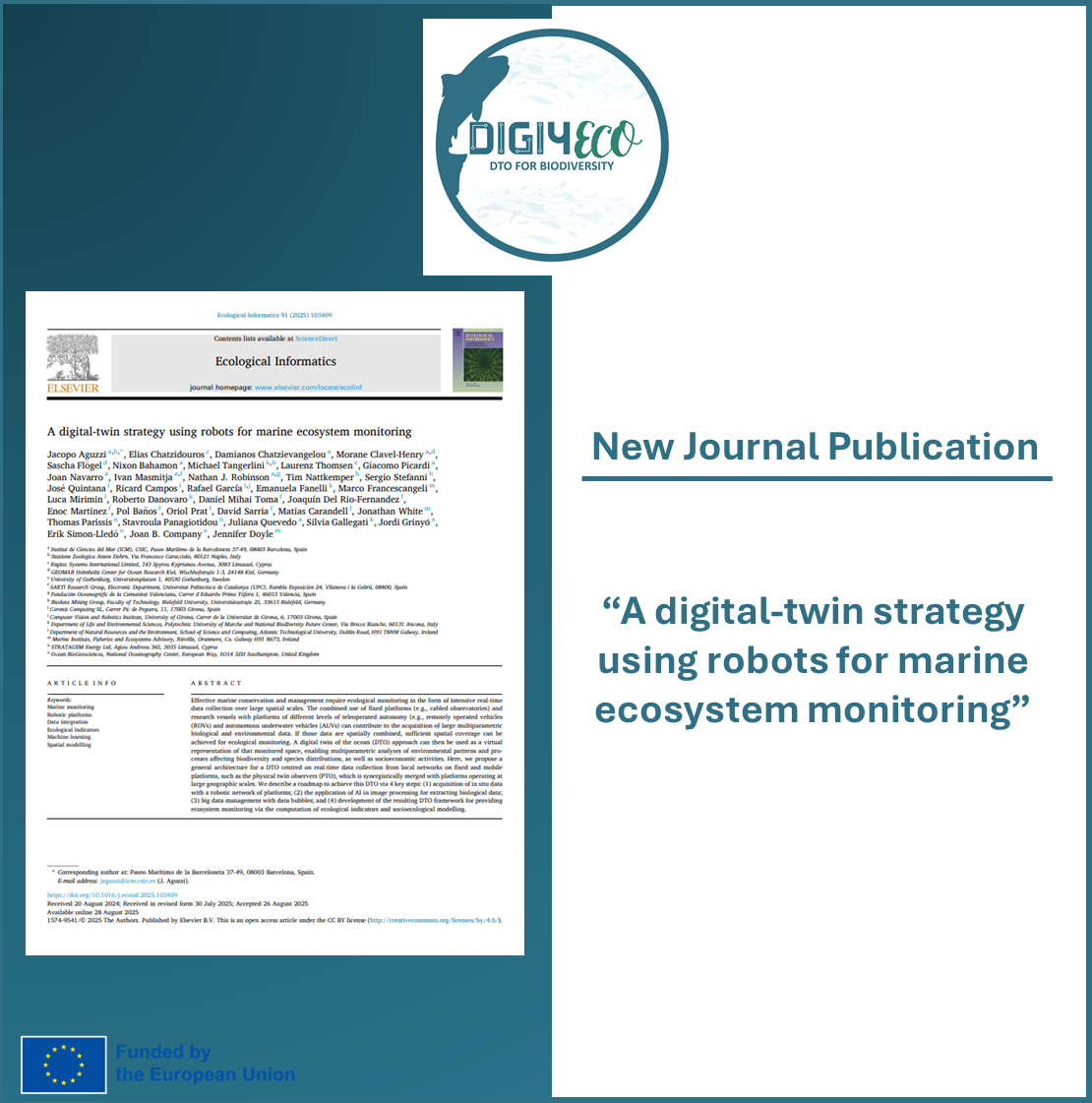 journal publication – all partners