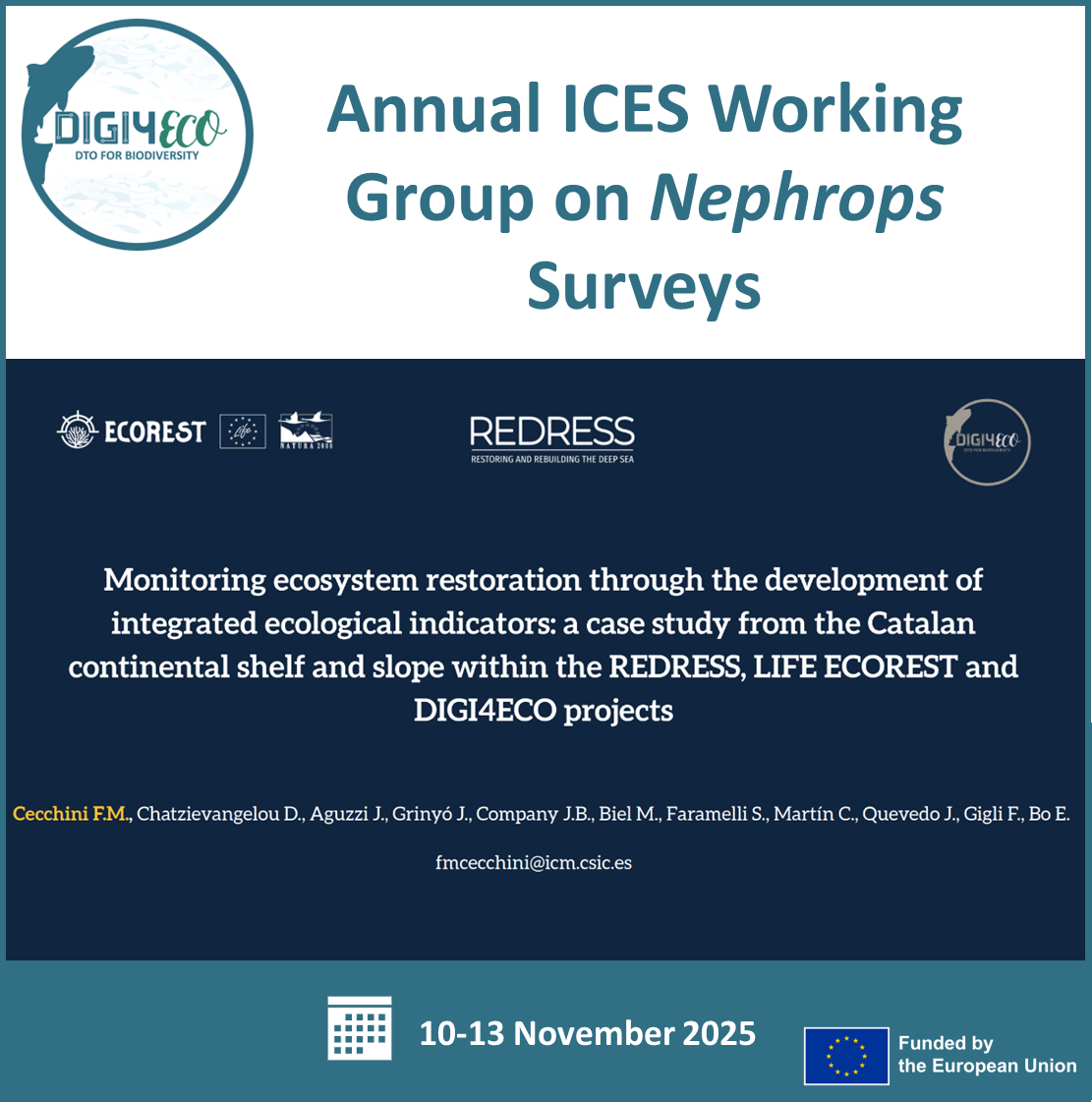 DIGI4ECO at Annual ICES Working Group on Nephrops Surveys