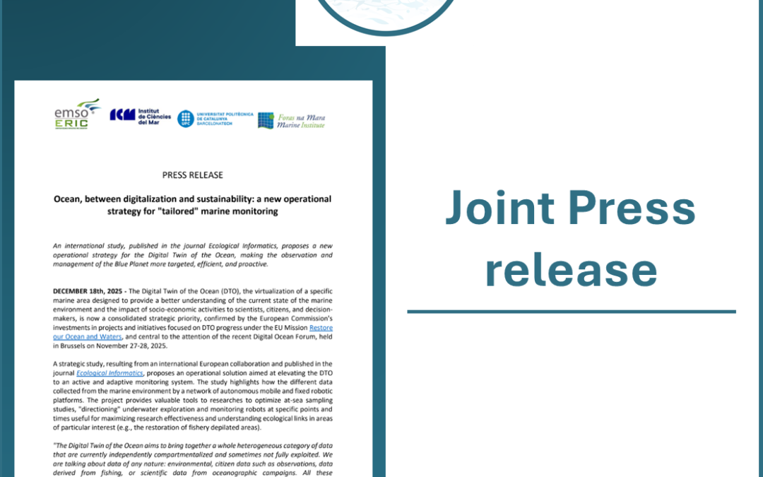 EMSO ERIC: Joint Press Release